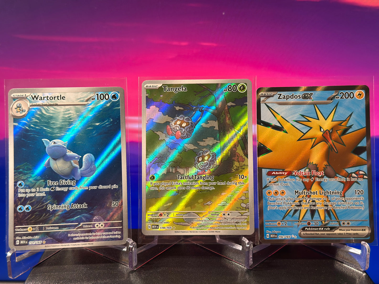 ! GAUNTLET #7: SV151 Trio - Wartortle IR, Tangela IR, Zapdos EX FA